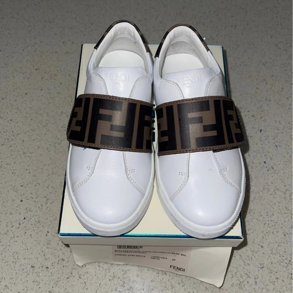 FENDI AUTHENTIC TODDLER SNEAKERS 27